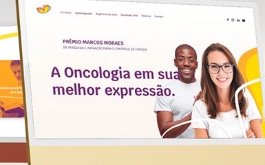 Hotsite e Mídias Sociais Prêmio Marcos Moraes