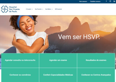 Desenvolvimento de site e intranet – HSVP