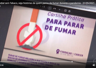 Cartilha anti-fumo Fundação do Câncer