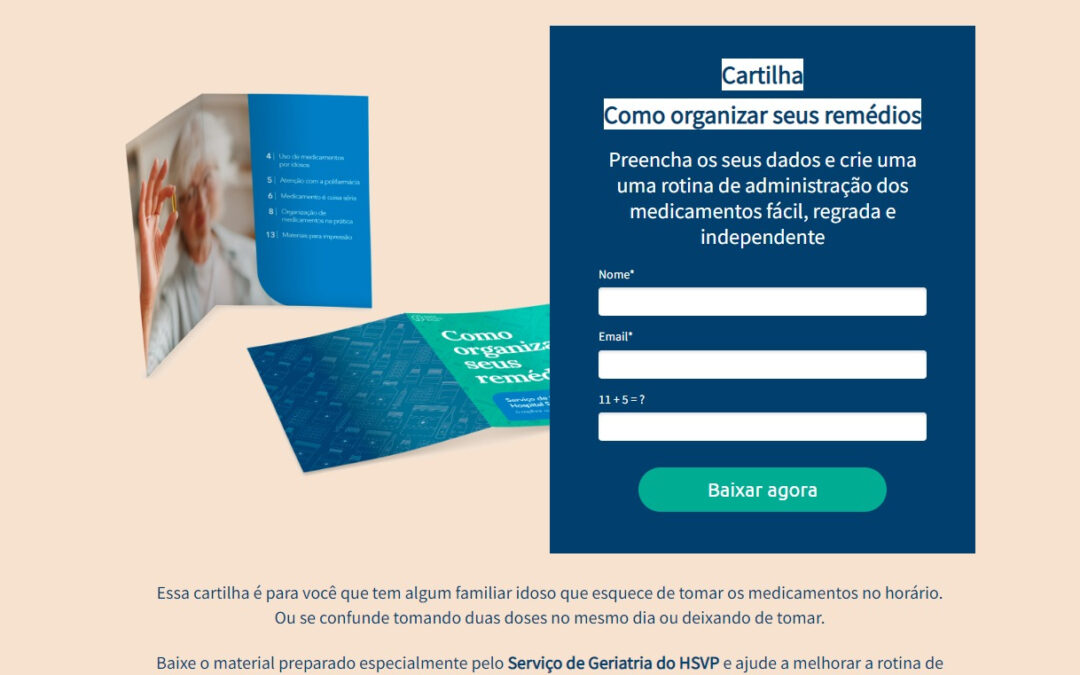 Cartilha medicamentos HSVP