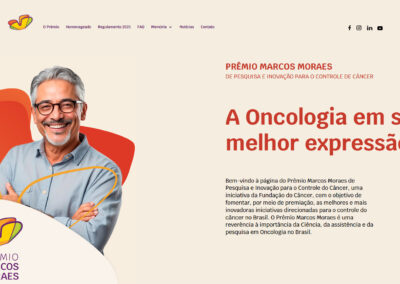 Website Prêmio Marcos Moraes 2025