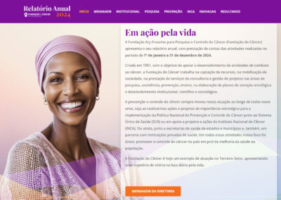 Relatório Anual da Fundação do Câncer
